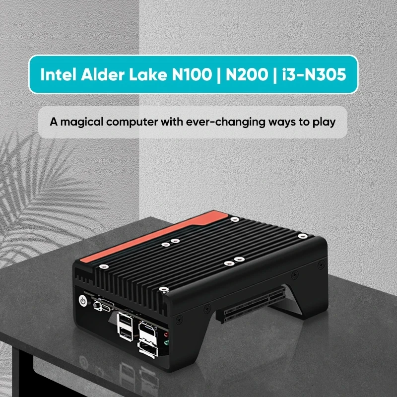 Topton New 12th Gen брандмауэр Мини ПК 2*10G SFP 2x Intel i226-V i3 N305 N100 DDR5 NVMe PCIEx8 2 * SATA мягкий