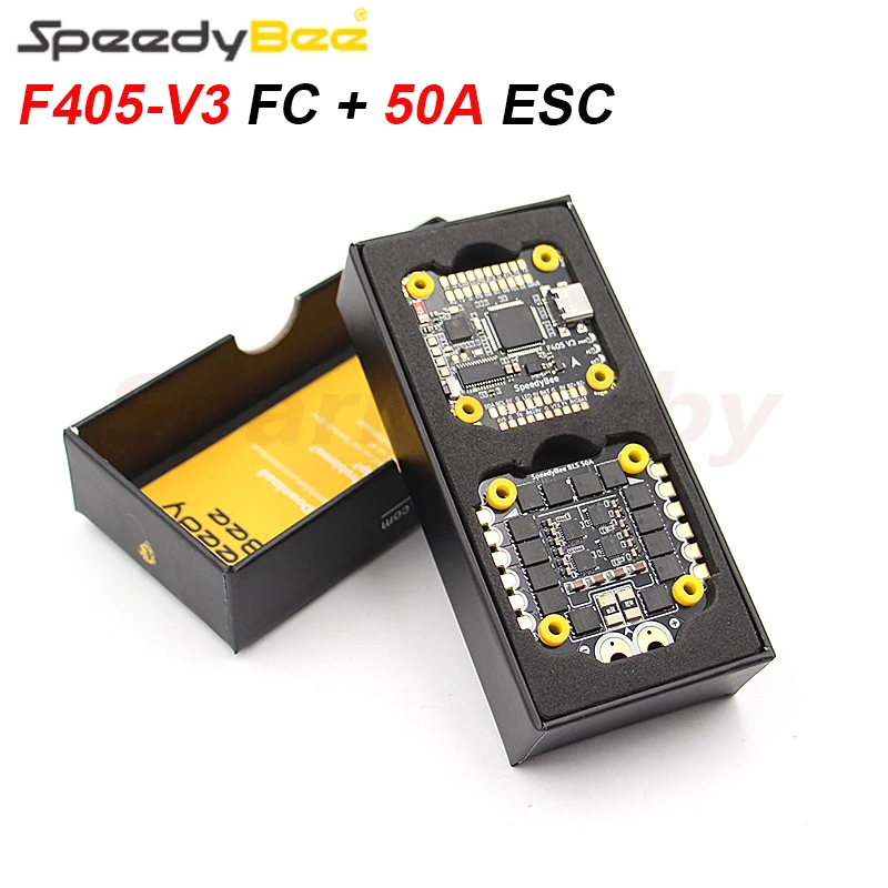 Новинка SpeedyBee F405 V3 50A Stack (Полетный контроллер F405 + BLS 50A 4 в 1 ESC) 3 ~ 6S Lipo 30x30 мм с Bluetooth для гоночных дронов RC FPV