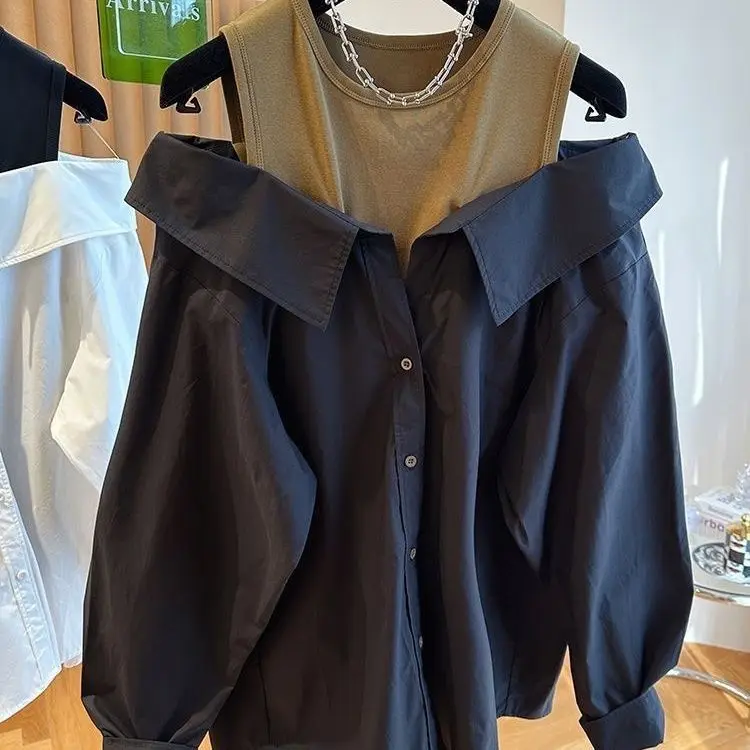 Блузка женская с открытыми плечами