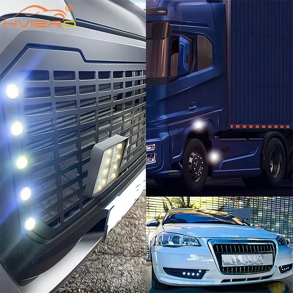 2X авто автомобильные светодиодные дневные ходовые огни DRL 18 мм лампы Eagle Eye