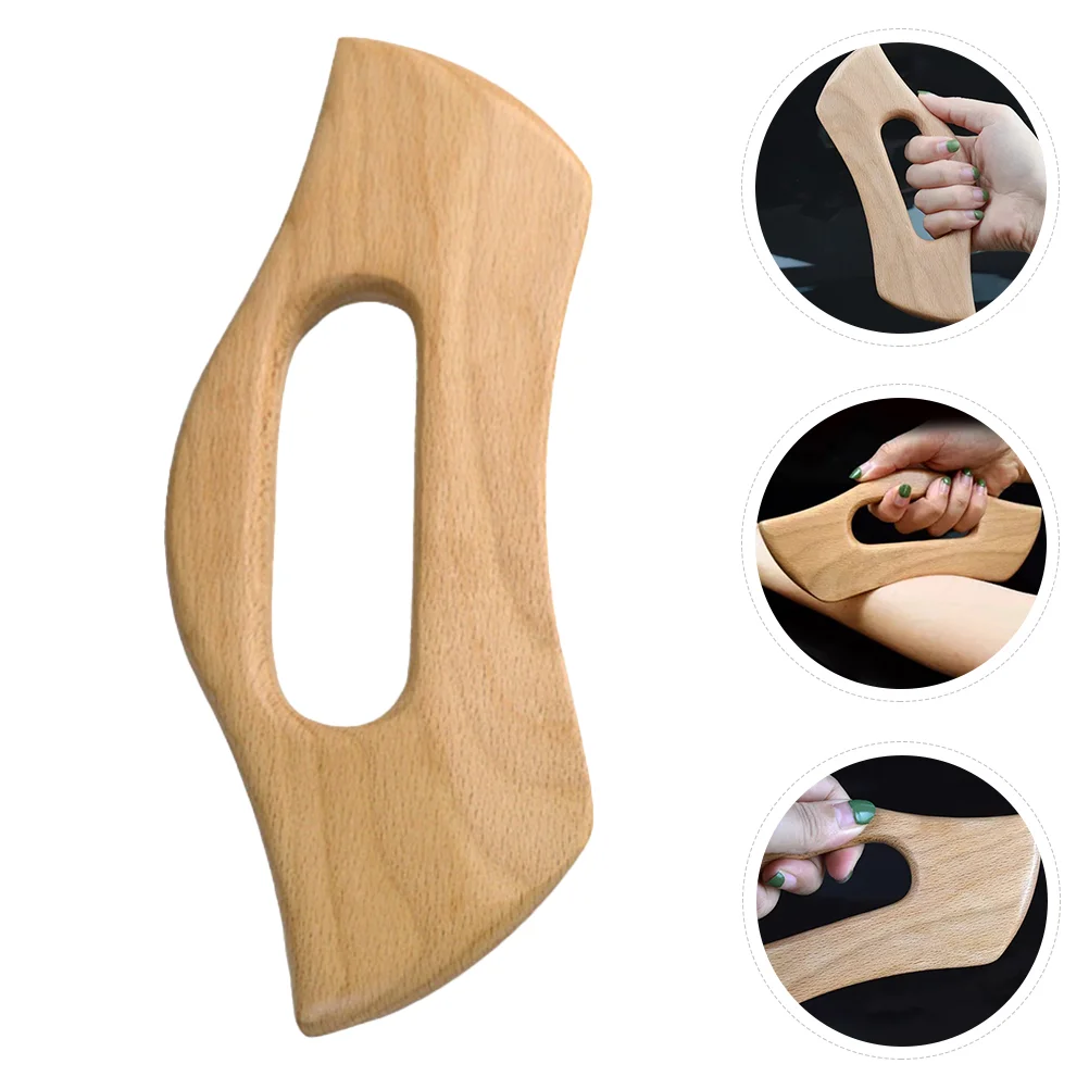 

Инструмент для массажа рук Gua Sha из натурального дерева, 1 шт.