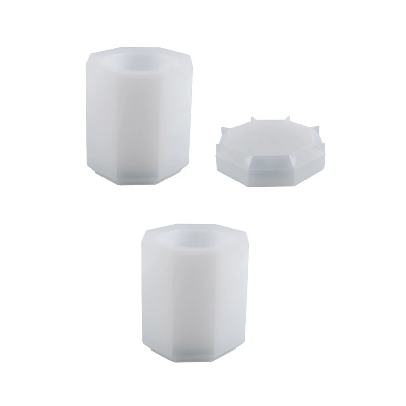 

Silicone Jar Resin Mold Bottle Silicone Resin Mold Octagon Bottle Cup Epoxy Mold