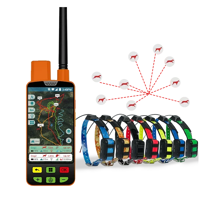 Фото Водонепроницаемый GPS-трекер для домашних животных 2026ESEEK с Wi-Fi и 4G, ошейник для отслеживания охотничьих собак №3
