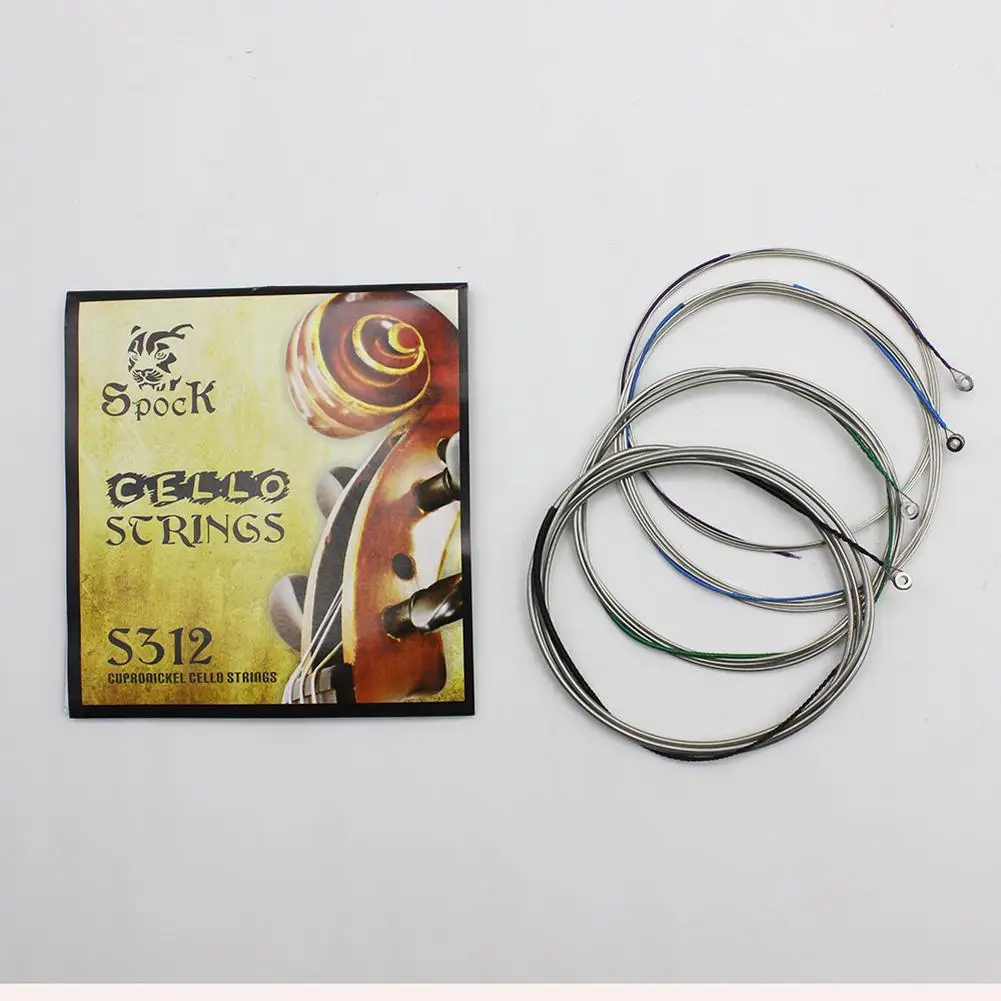 

4pcs/set Cello Strings Aluminum Alloy General Strings Fits for 1/8-4/4 Violoncello dropshipping wholesale hotselling