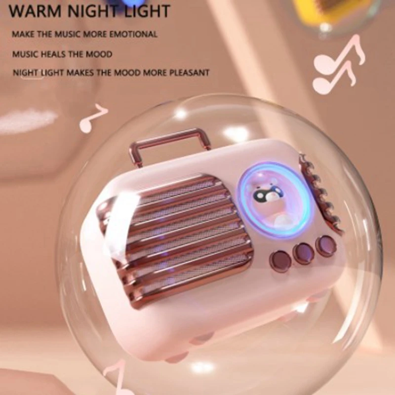 

Bluetooth Compatible Speaker Creative Luggage Wireless Mini Portable Mobile Phone Subwoofer Card Small Stereo Dropship
