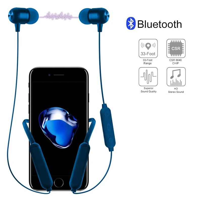 Беспроводные Bluetooth-наушники с пассивным шумоподавлением наушники-вкладыши
