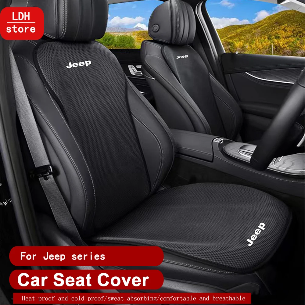For jeep compass  Renegade Car Seat Cover Set Four Seasons Universal Breathable Protector Mat Pad Auto Seat Cushion