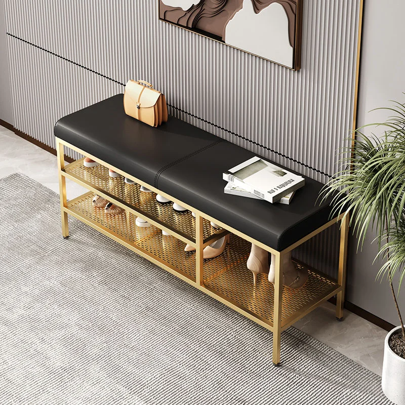 

Modern Simple Household Shoe Changing Stool Light Luxury Shoe Cabinets Entry Door Shoe Cabinet Multi-functional Entry Shoe Rack