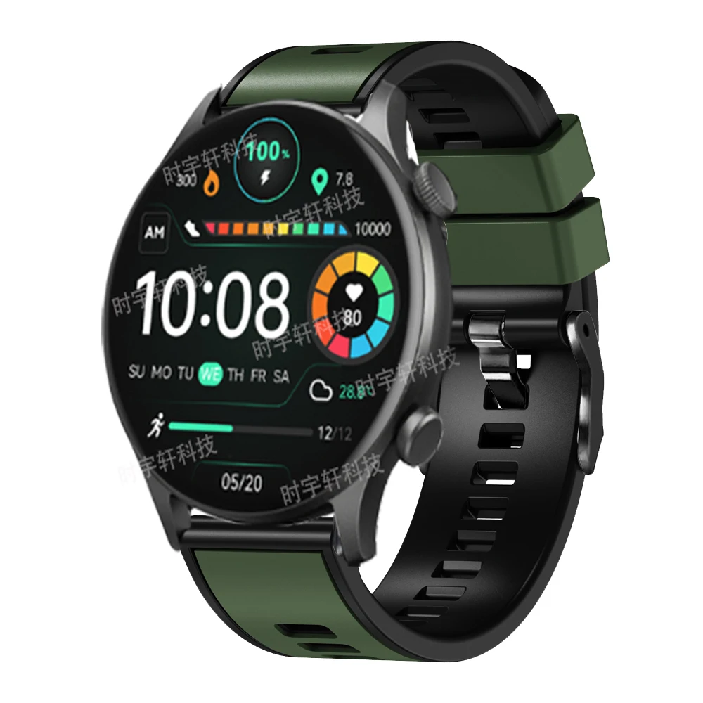 Ремешок силиконовый для смарт-часов Haylou Solar Plus RT3 спортивный браслет RS 4 Plus/RT2/GST