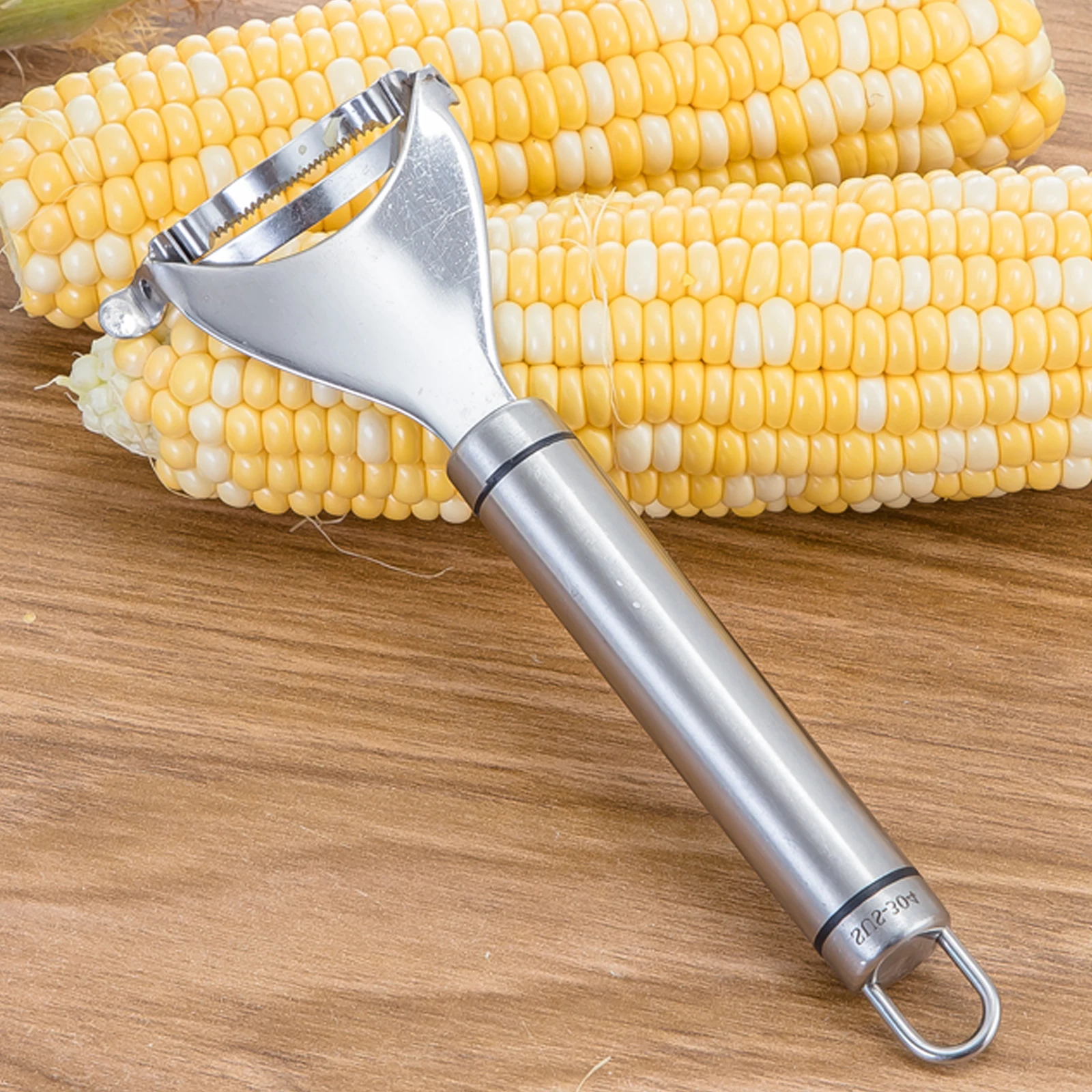 

Stainless Steel Corn Stripper Corns Threshing Corn Thresher Stripper Peeler Corn Kerneler Peeler Fruit Vegetable Kitchen Gadgets