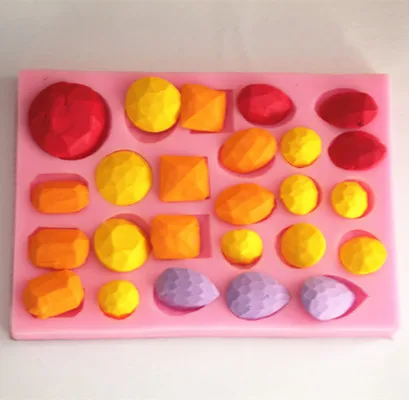 

Gem Silicone Cake Fondant Mould, Silicone Mould, Lace Mould