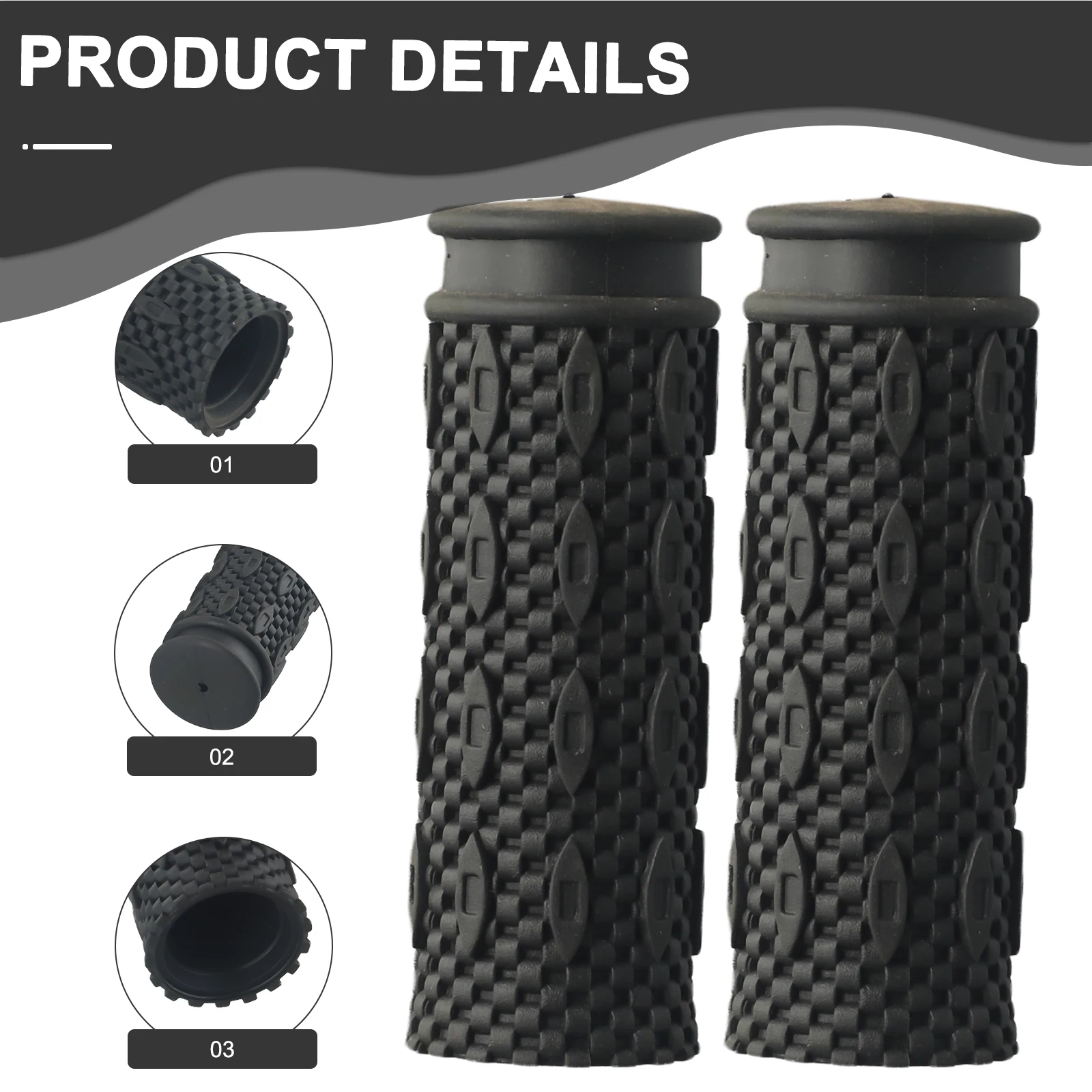 Велосипедные ручки с короткой текстурой 2 56 дюйма/65 мм для переключения передач