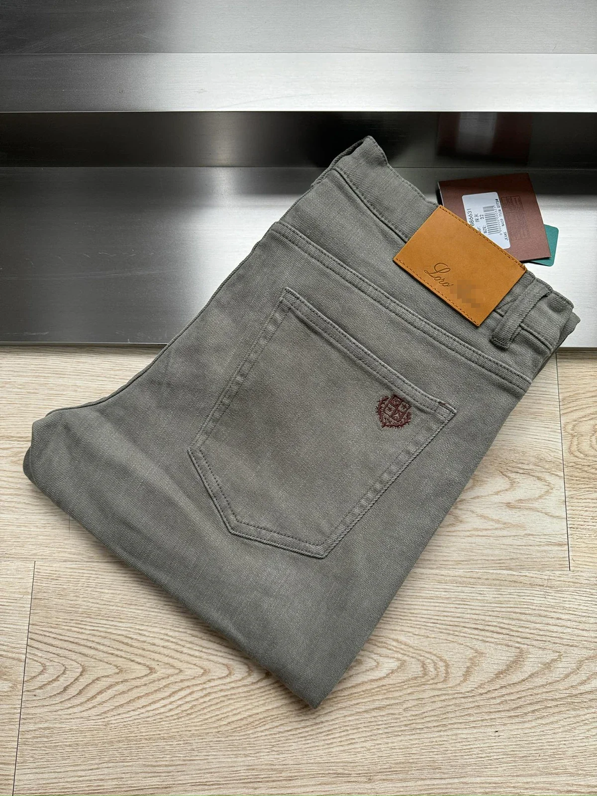 BILLIONAIRE OECHSLI Jeans Thick Cotton Men 2025 Autumn Winter new Straight Embroidery fashion Quality size 29-42 Pants