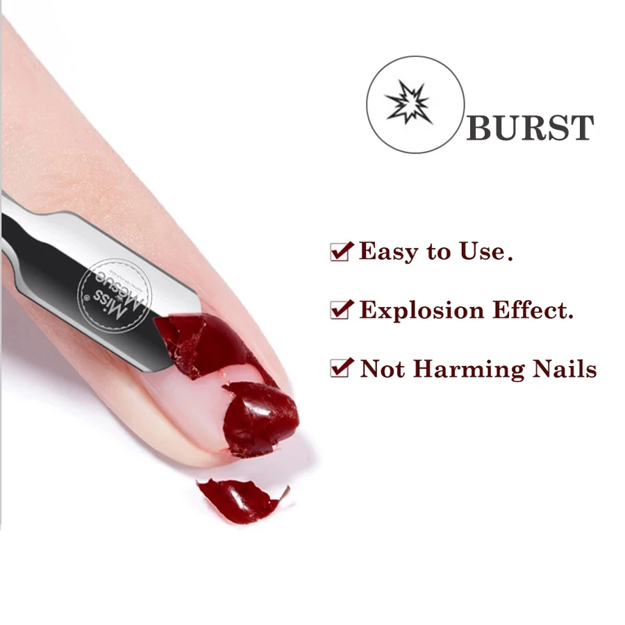 Фото FOONBE Magic Remover Gel Soak Off Remover Peel Off Magic Burst Gel Remover Crack Removal Wrap Удаление УФ-светодиодного геля 1 кг большой емкости №4