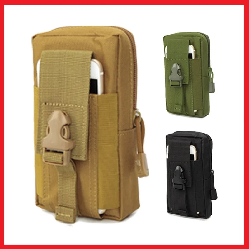 Men Waist Pack Bum Bag Pouch Waterproof Military Belt Waist Packs Molle Nylon Mobile Phone Wallet Travel Tool Waist Bag 2021 New