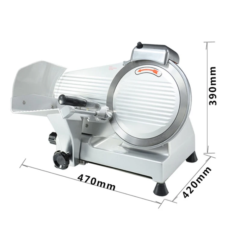 

Hot Sale Price Commercial Semi Automatic Electric Hotel Restaurant Kitchen Catering Meat Roll Cutting Machine Frozen Meat Slicer