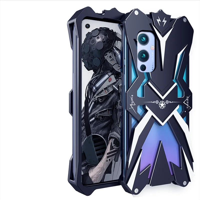 Original Zimon Metal Luxury Thor Heavy Duty Armor Metal Aluminum Mobile Phone Case Cover For Oneplus 11 10T 9r 9rt 9 Pro Cases