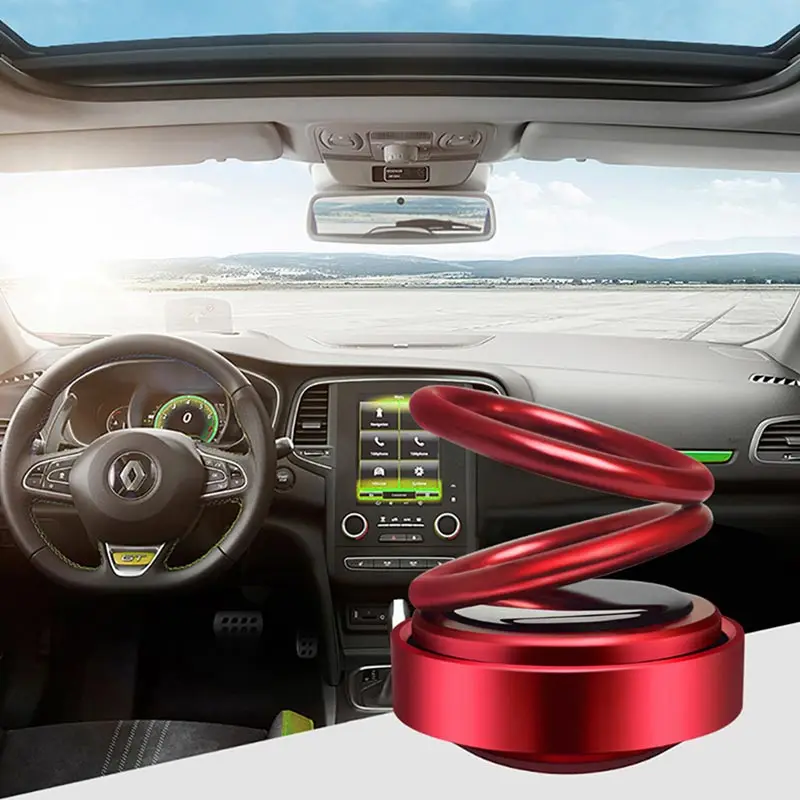 Автомобильный подвесной вращающийся ароматерапия на солнечной энергии двойное