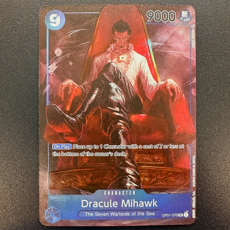 Фото ONE PIECE FOIL Proxy Cards Развлекательные игры OPCG Roronoa Zoro Dracule Mihawk Donguixote poflamingo Jack Коллекция игрушек в подарок №2