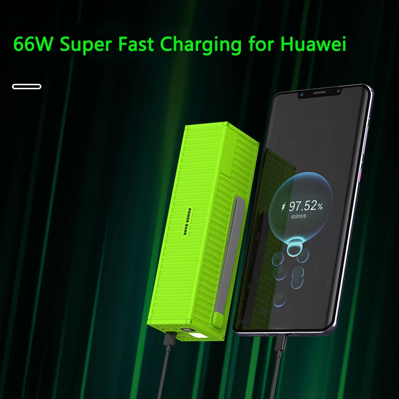 Power Bank 100000 mAh 66 Вт зарядное устройство для мобильного телефона с быстрой зарядкой