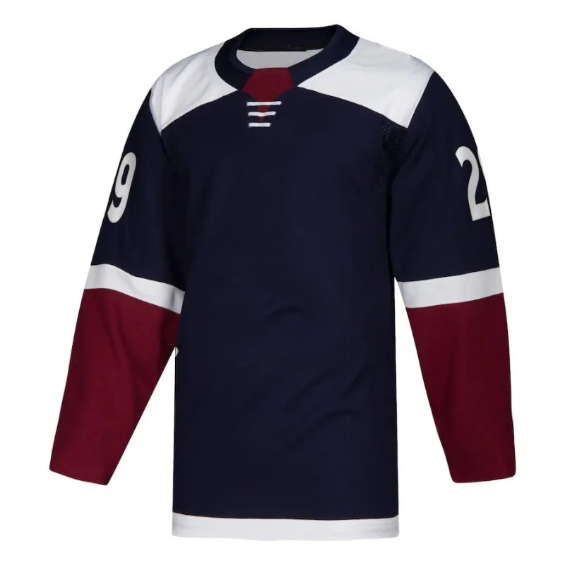 Wholesale Personalized Custom Ice Hockey Jerseys Fashion Print Team Name Number Breathable Team Sports For Men Women Youth