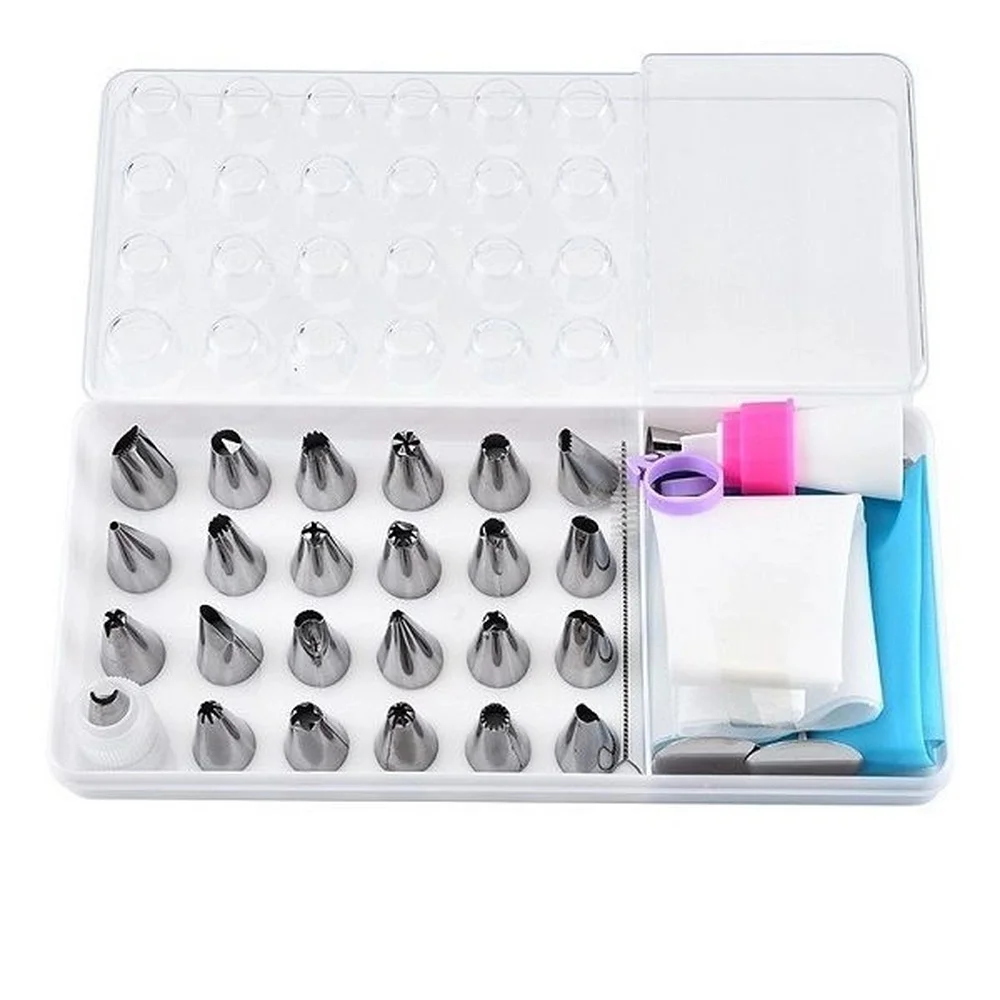 

Confectioner Kit With 35 Pcs Professional Beaks UnyHome Confecting Bag.