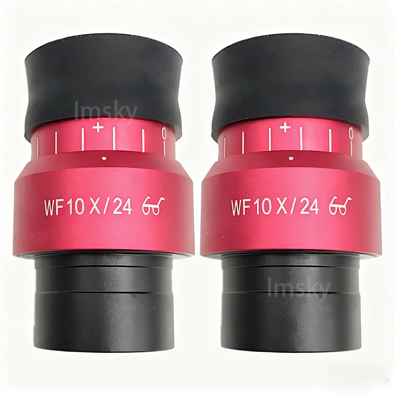 Фото WF10X/24 Широкоугольный окуляр с высокой осадкой, регулируемое поле зрения, монтажный интерфейс 30 мм для стереоскопического микроскопа №4