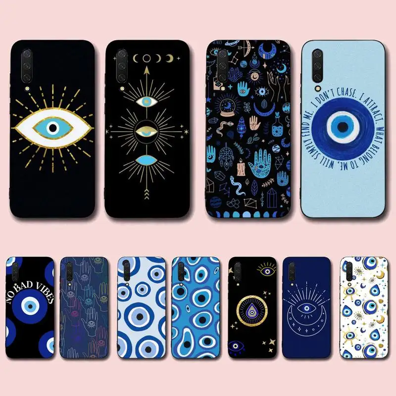 

lucky eye blue evil eye Phone Case for Xiaomi mi 5 6 8 9 10 lite pro SE Mix 2s 3 F1 Max2 3