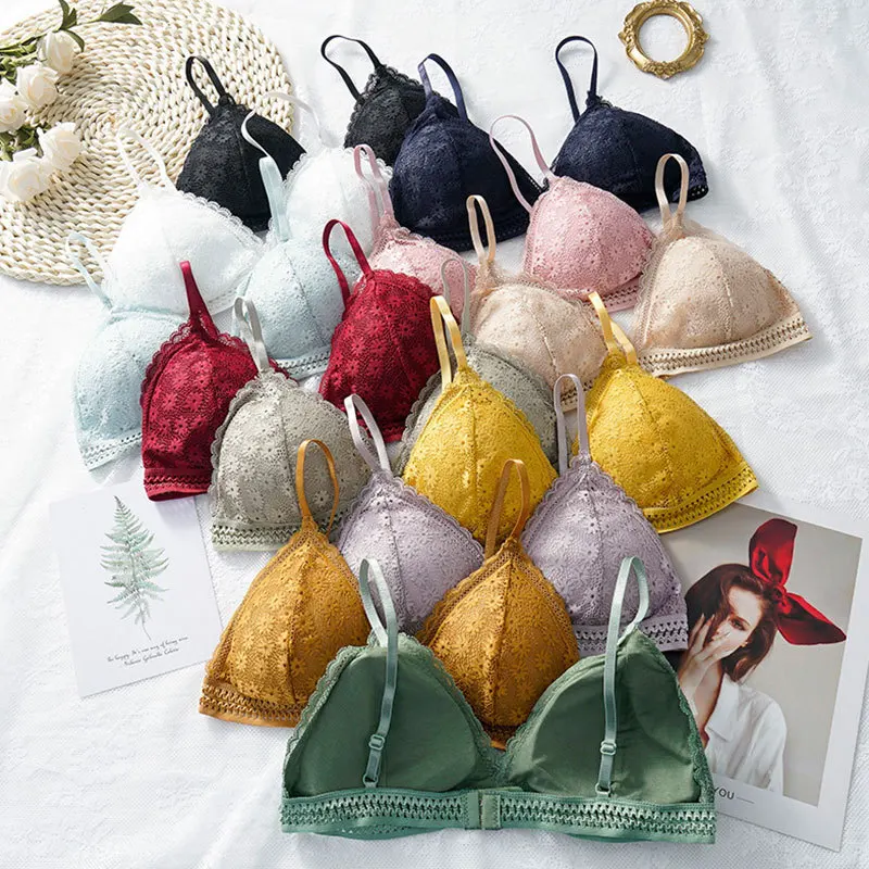 

Women Comfortable Push Up Bra Top Bralette Female Underwear Lingerie Full Cup for women