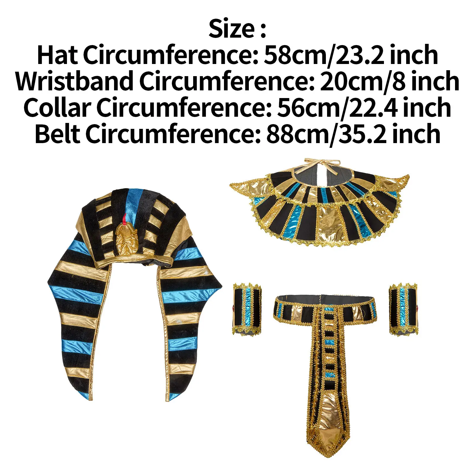 Аксессуары для косплея египетского фараона головной убор со змеиной головой