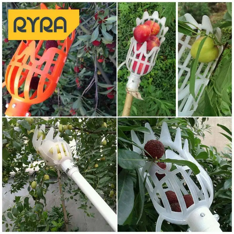

Устройство для сбора фруктов, пластиковое устройство для сбора фруктов, глубокая корзина, высокая высота, инструменты для садоводства, удобный инструмент Bayberry