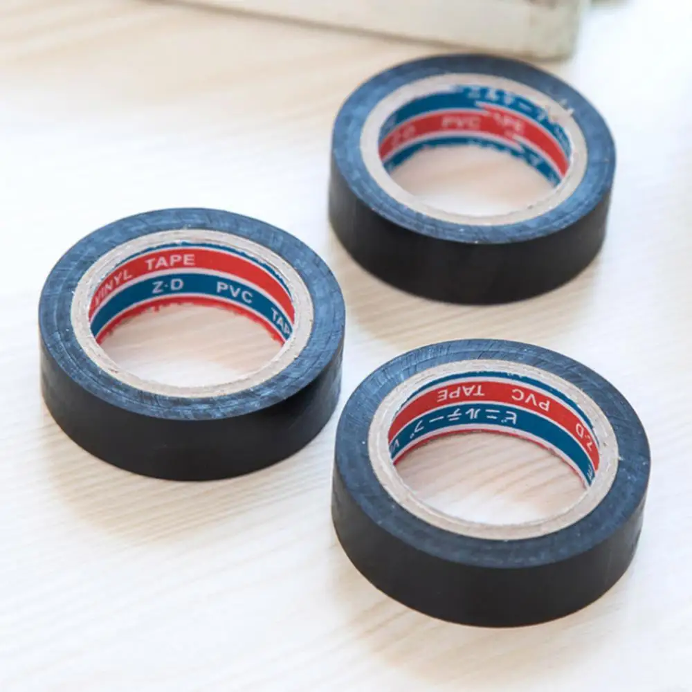 

Black Electrician Wire Insulation Flame Retardant Plastic Tape Electrical High Voltage Self-adhesive Tape PVC Waterproof Tape