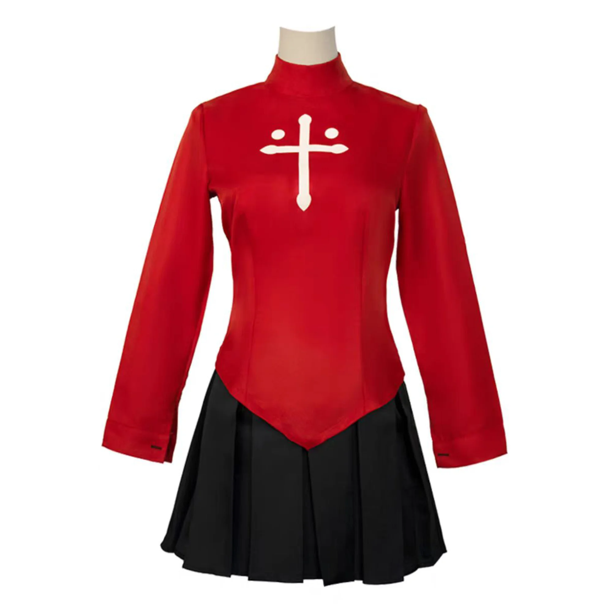Игра Cos Tohsaka Rin Косплей Костюм Партия Униформа Полный комплект Женский костюм JK