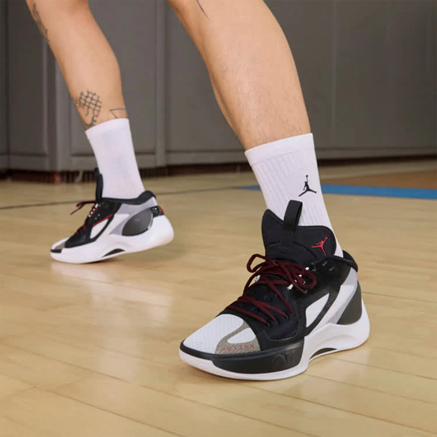 Фото Официальные мужские баскетбольные кроссовки Nike Air Jordan Zoom с низким верхом DH0248-001 №1
