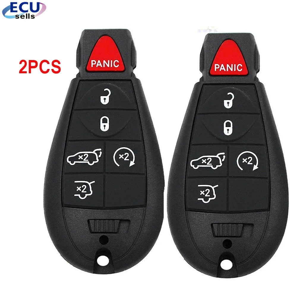 2 шт. ключ дистанционного управления 6BTN для Chrysler Town Country Jeep Grand Cherokee 2008-2012 433 МГц ID46