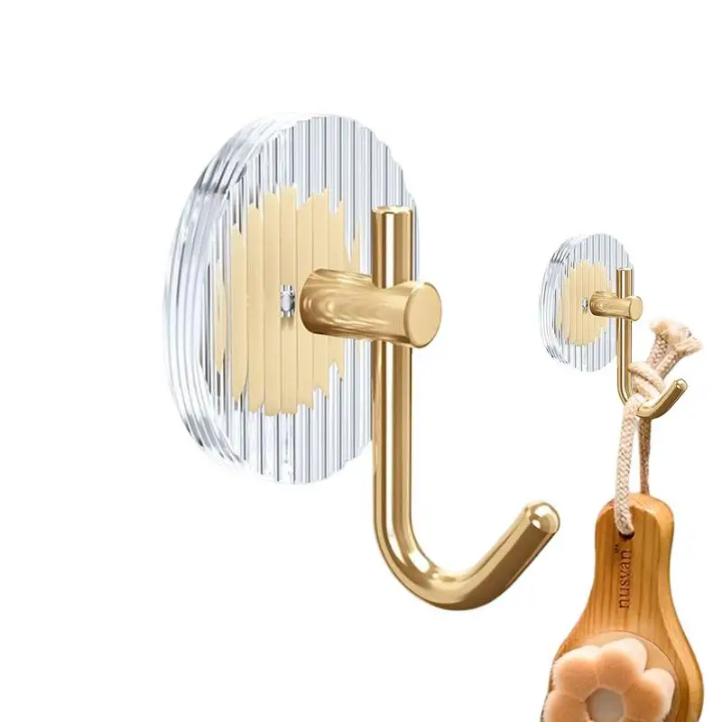 

Wall Hanger Without Nails No Punching Towel Hooks Hanging Cloth Towel Key Decorations Kitchen Bathroom Closet Office Storage