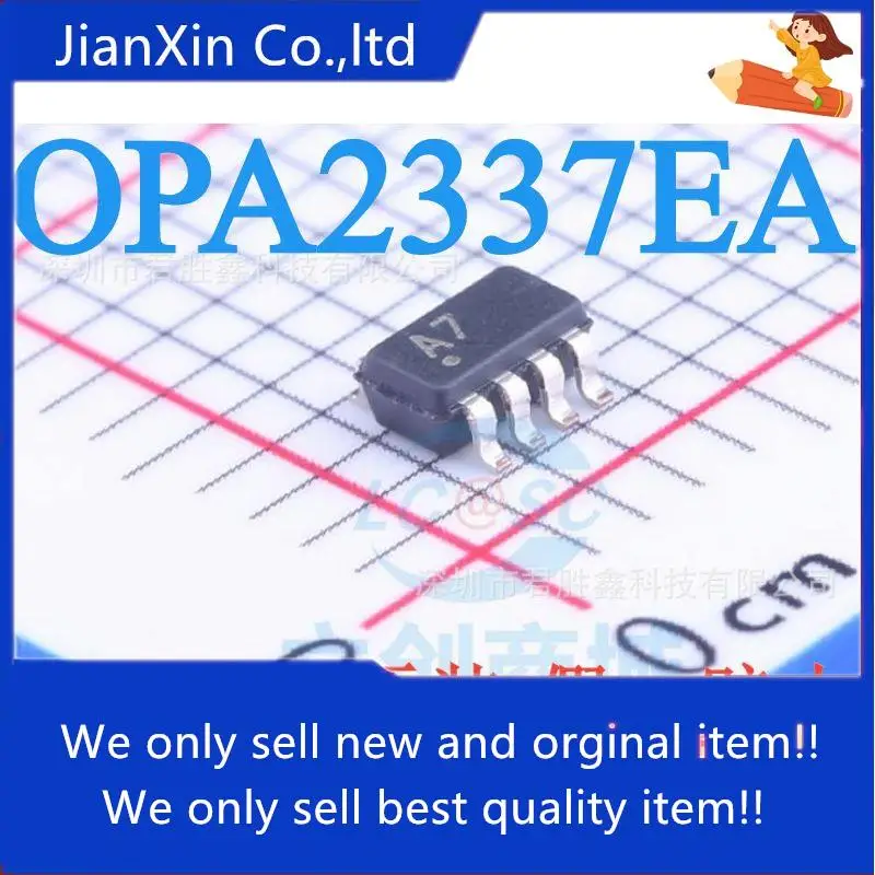 

10pcs 100% orginal new OPA2337EA/250 SMD SOT23-8 silkscreen A7 precision op amp chip