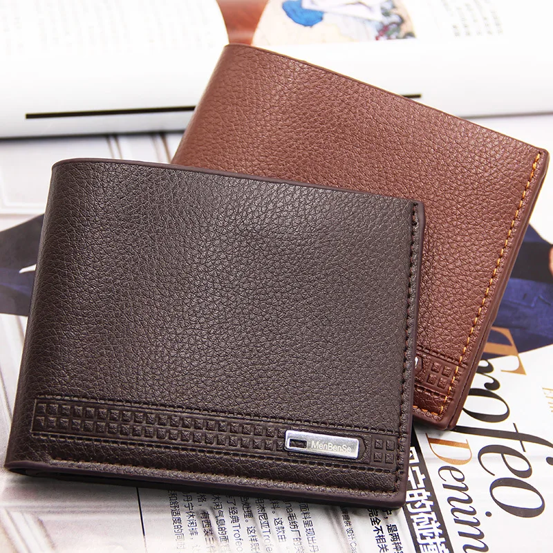 

Винтажные мужские кошельки с кармашком для монет, мужской кошелек, функциональный коричневый оригинальный мужской кошелек с искусственной кожей, мужской кошелек Tarjetero 2023