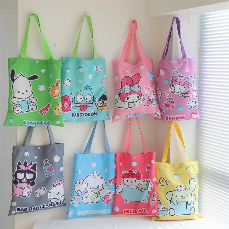 

Сумка для ланча Kuromi My Melody Kittys Purin, мультяшный утолщенный мешок для хранения еды в стиле аниме, портативная изоляционная Сумочка для пикника, ...
