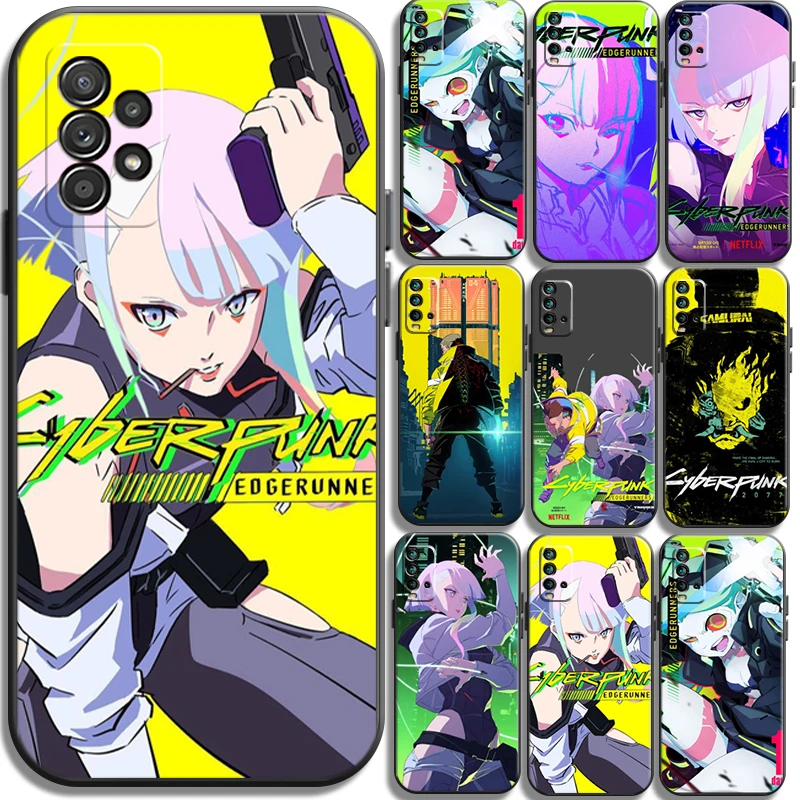 

Cyberpunk: Edgerunners Phone Cases For Xiaomi Redmi Note 9 Pro 10 10S 10 Pro POCO F3 GT X3 GT M3 Pro X3 NFC Funda Carcasa