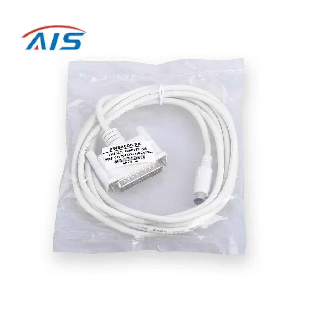 Фото PWS6600-FX для 25pin Hitech PWS6600/6A00T HMI Connect Mitsubishi FX1S 1N 2N 3U 3GA 5U DB25 FX все серии программируемый кабель PLC №1