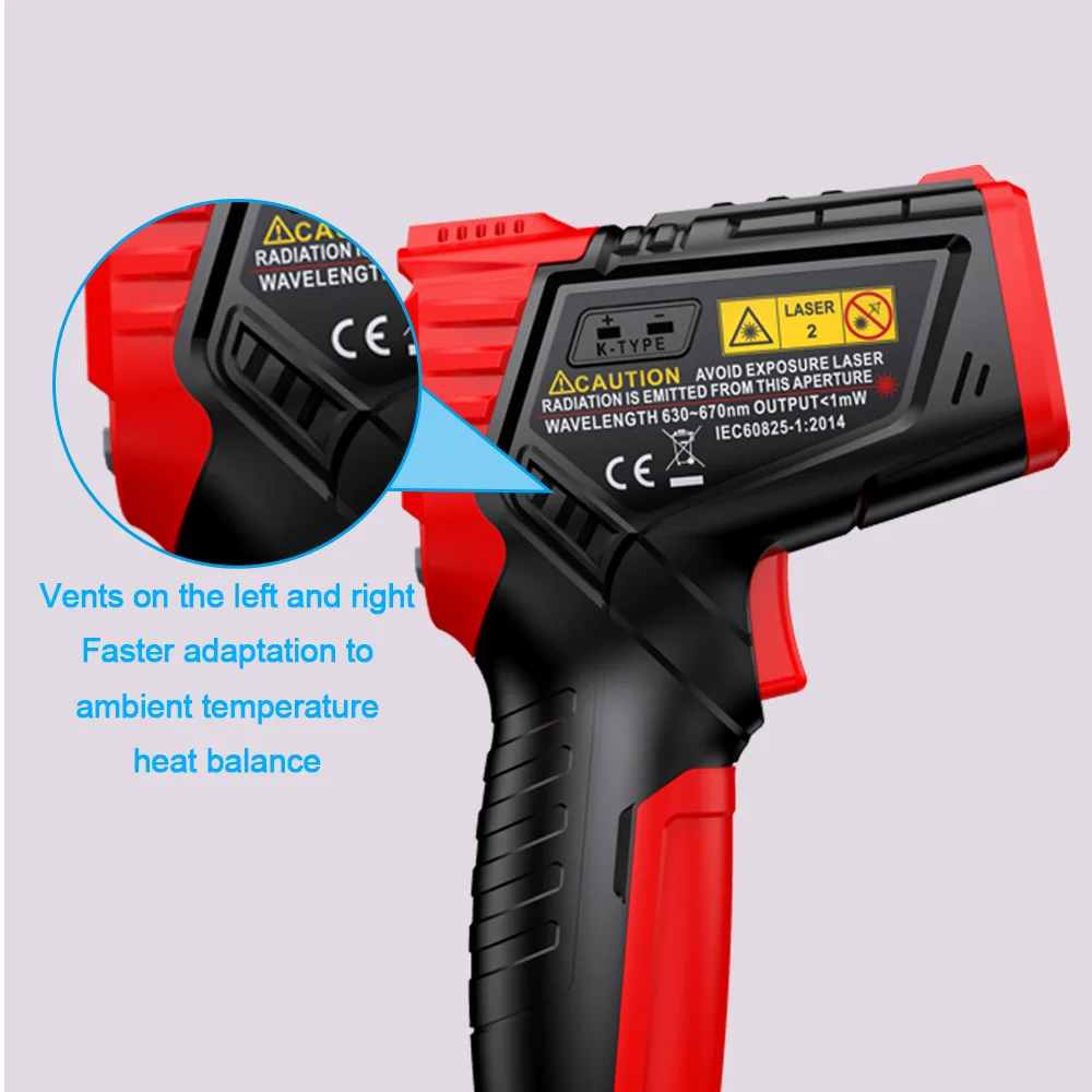 Бесконтактный инфракрасный термометр портативный цифровой наружный