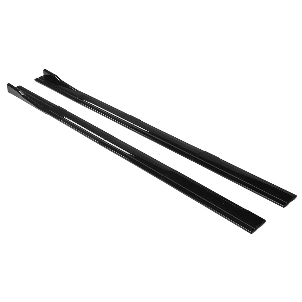 

8X 2.2M Universal Glossy Black Side Extension Rocker Splitters Diffuser Winglet for