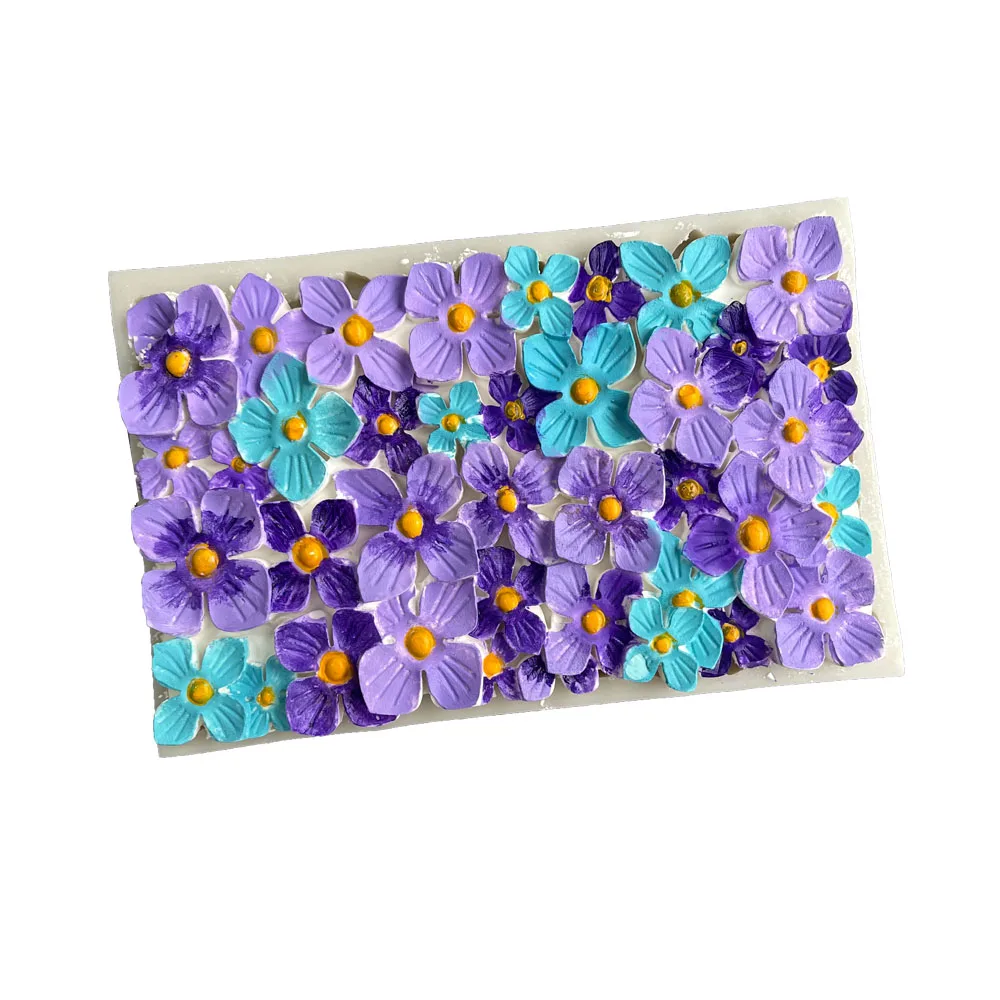 

Aouke Hydrangea Cake Rimmed Fondant Cake Chocolate Clay Plaster Birthday Cake Plug-in Mold