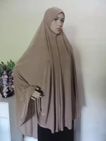 h009 big size xxl 120110cm muslim pray hijab amira pull on scarf headscarf islamic scarves long top cover turban caps bonnet