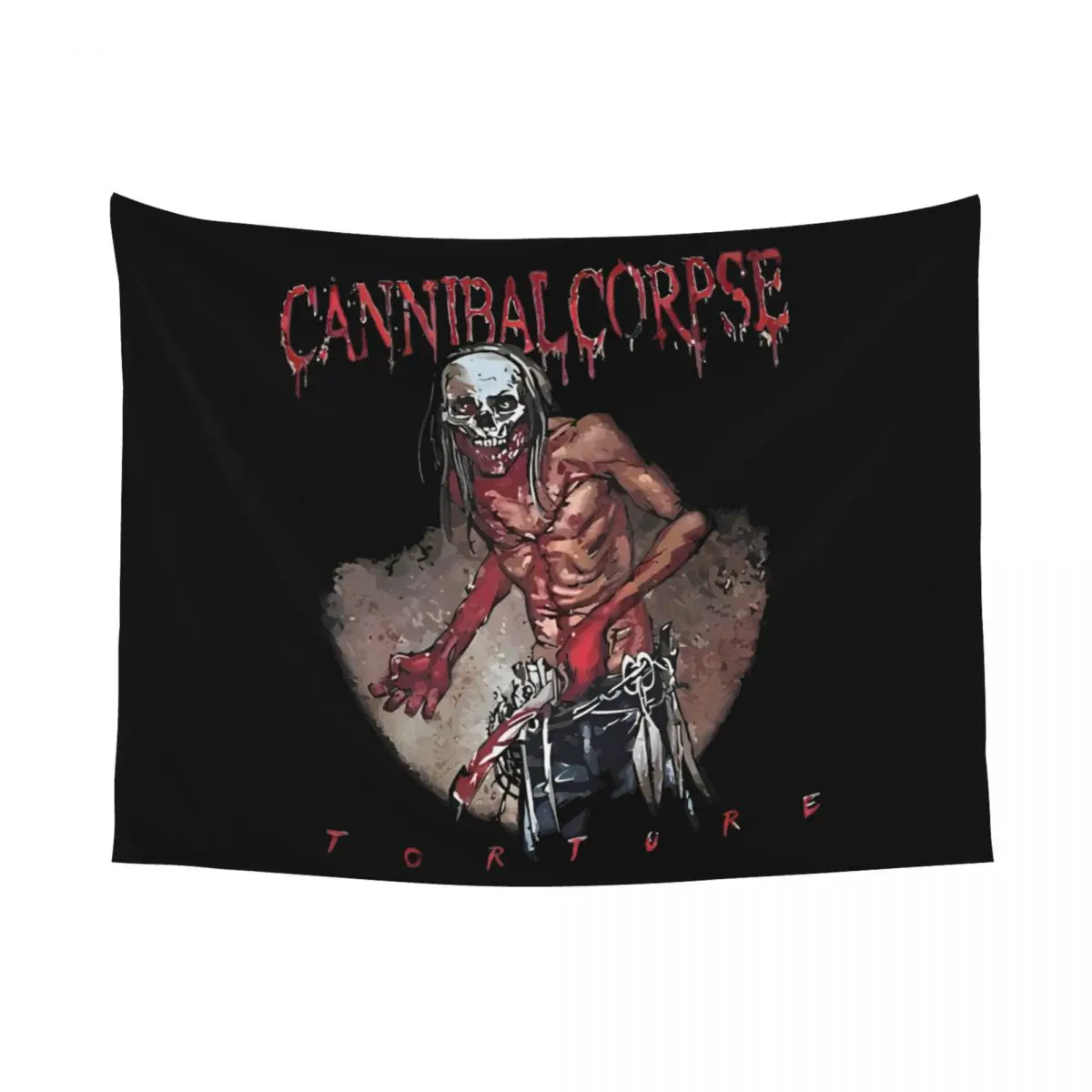 Настенный Гобелен Cannibal с принтом трупов настенный гобелен в стиле хиппи
