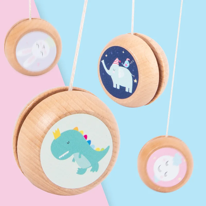 

Children Yo Yo Girls Boys Gifts Kindergarten Colorful Cute Yo Toys Wooden Yoyo Yo Yo