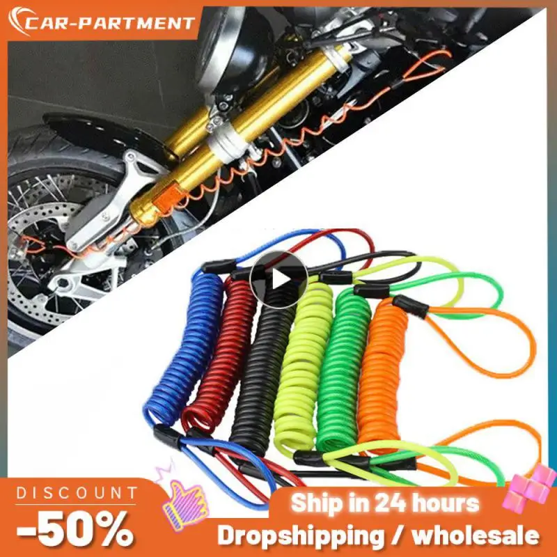 

1~10PCS Anti Thief Alarm Disc Lock Motorbike Lock Cable Security Universal Security Bike Scooter Lock Rope