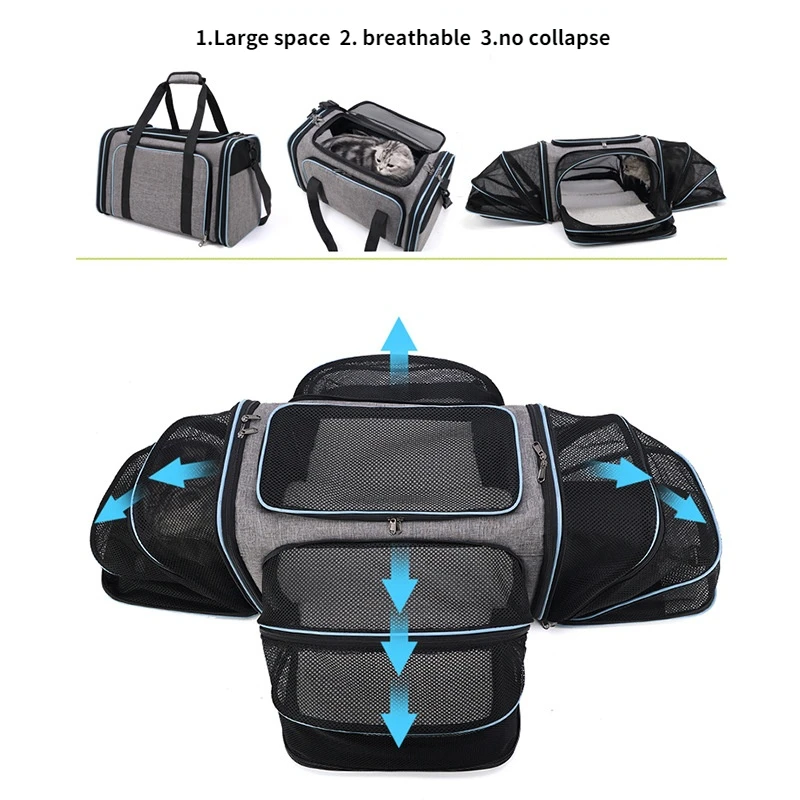 

Travel Out Cat Transport Pack Portable Dog Carrier Cage Cat Nest Bag Large Space Can Expand Puppy Transport Pack Pet Backpack