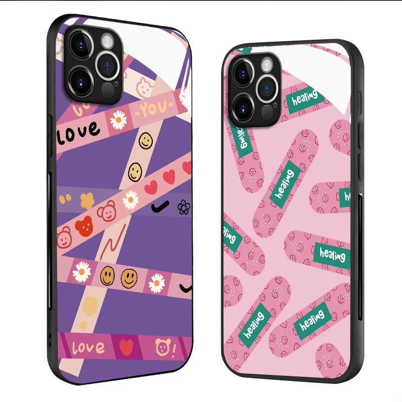 Glass Case For OPPO Reno 8T 2F 4F 5F 2Z 6Z 7Z 8Z Reno 4 5 6 7 8 Lite Reno 5 6 7 Pro 8 Pro Find X3 X5 Lite Pro